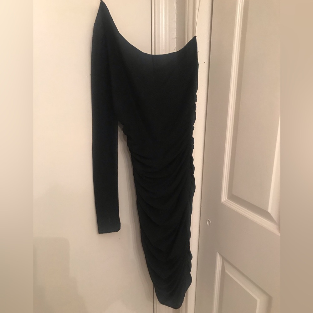 Asymmetrical one sleeve dress from Windsor